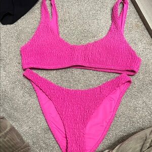 Victoria's Secret Hot Pink Bikini Set